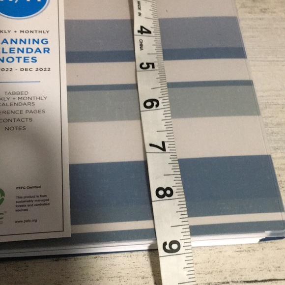 Blue Sky weekly & monthly planning calendar notes Jan-Dec 2022 - Picture 7 of 8